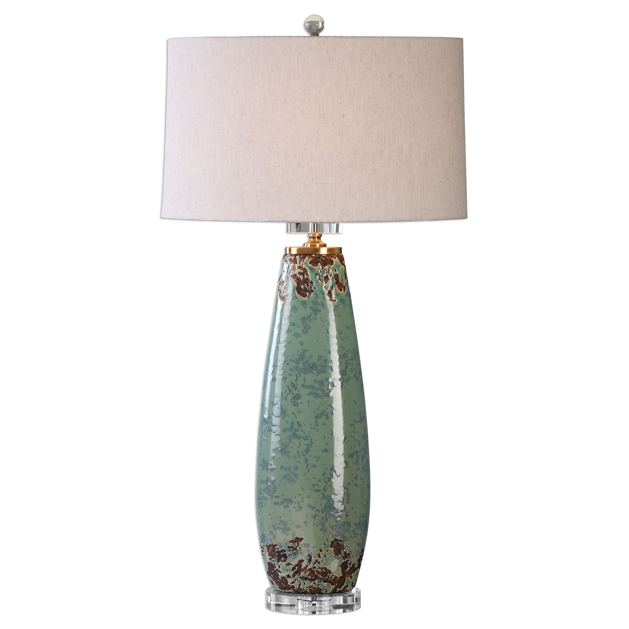 Mint green sales table lamp