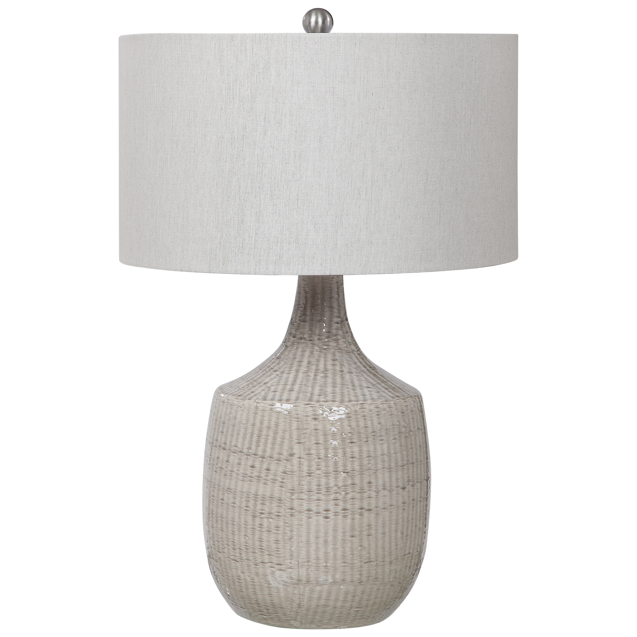 light grey table lamp