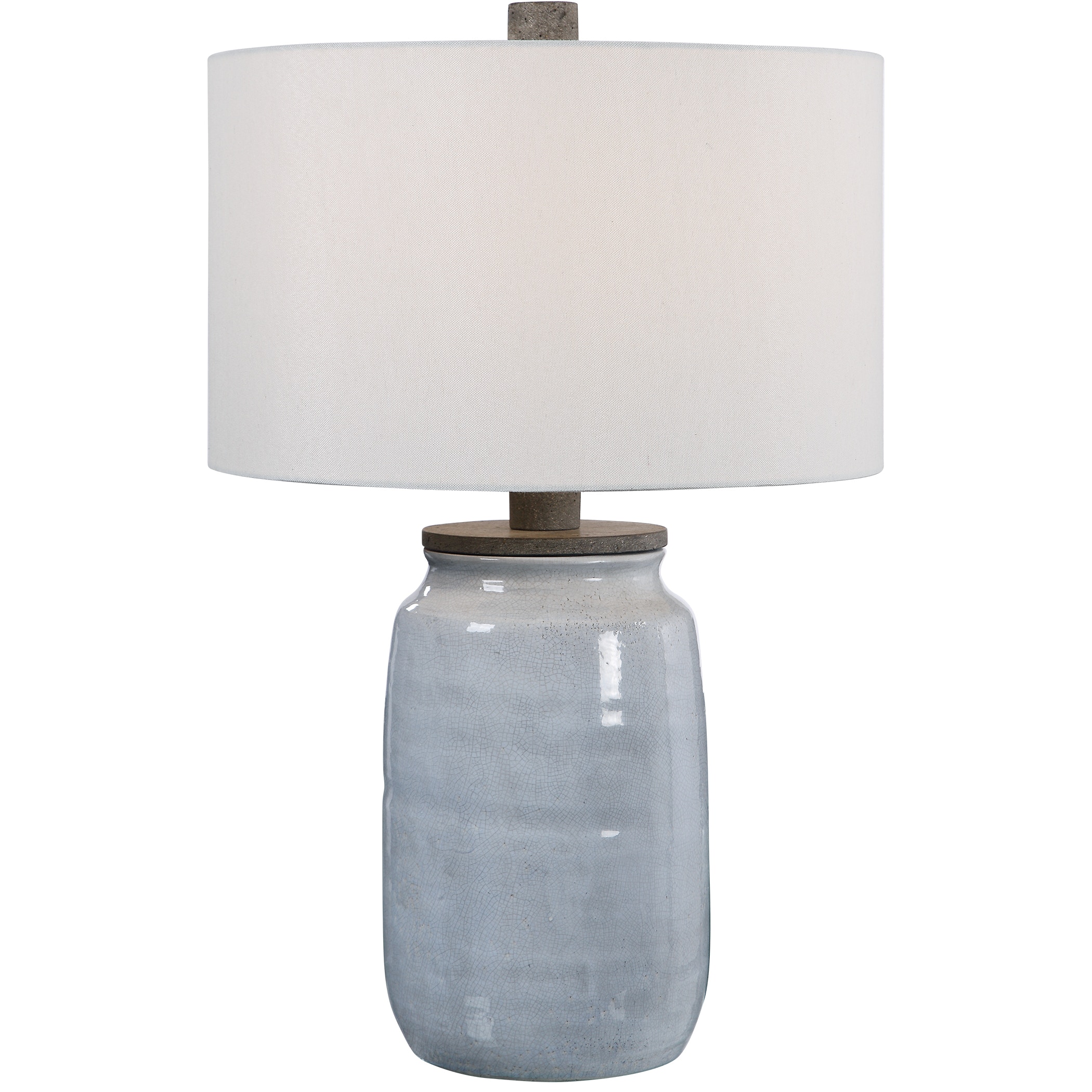 grey blue table lamp