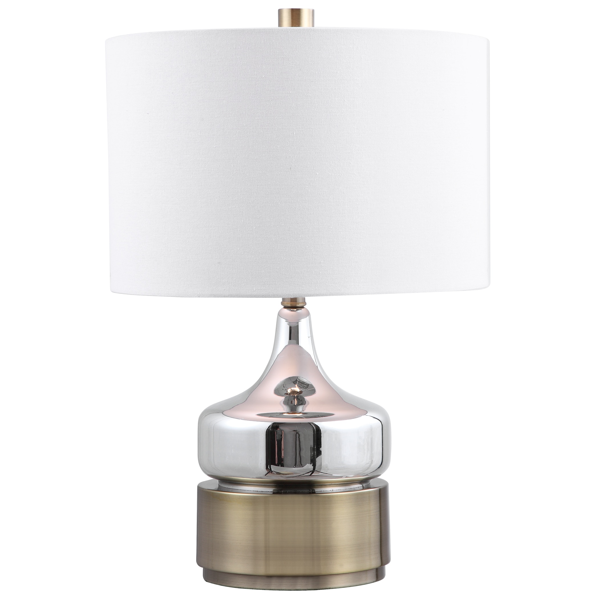 silver chrome table lamp