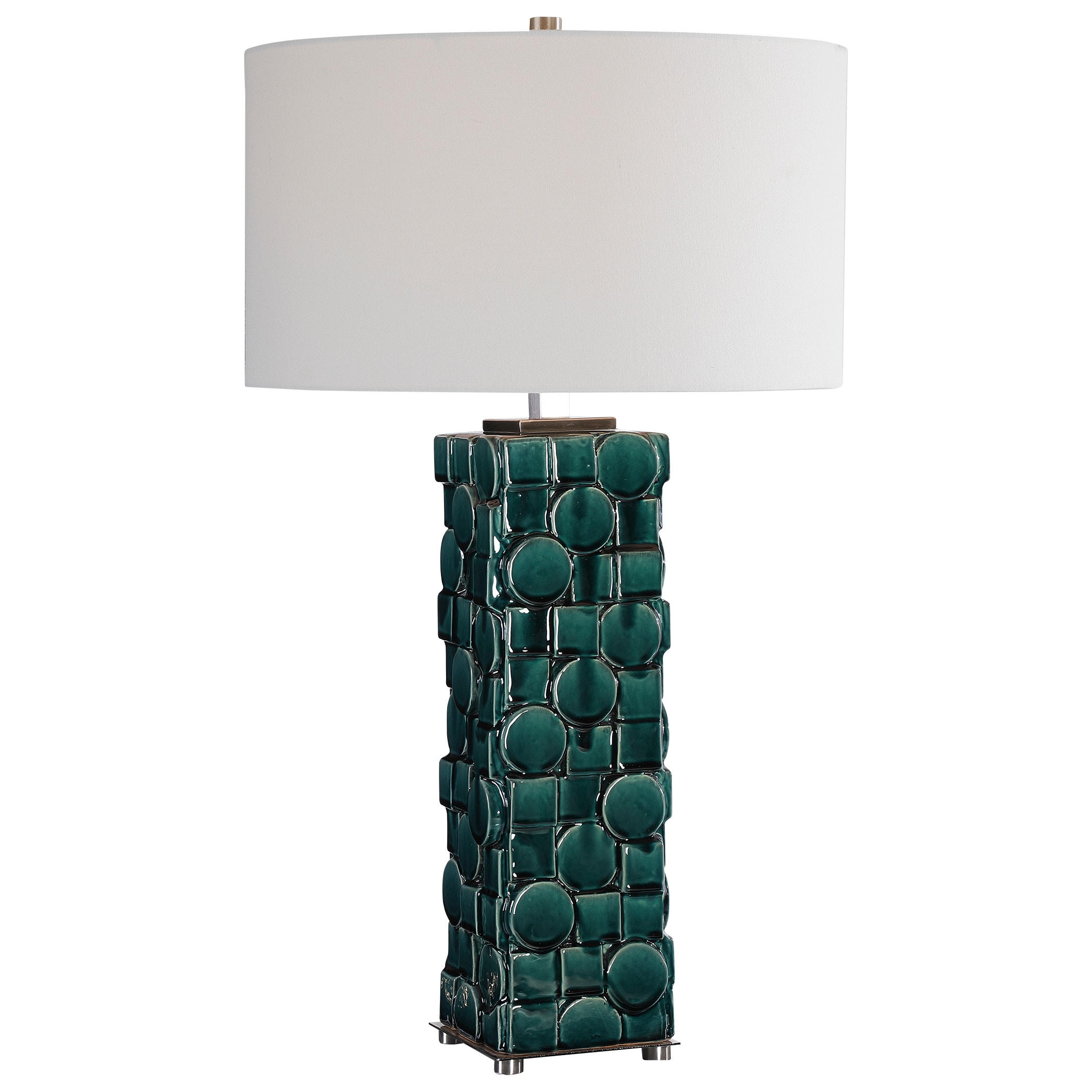 emerald green table lamp