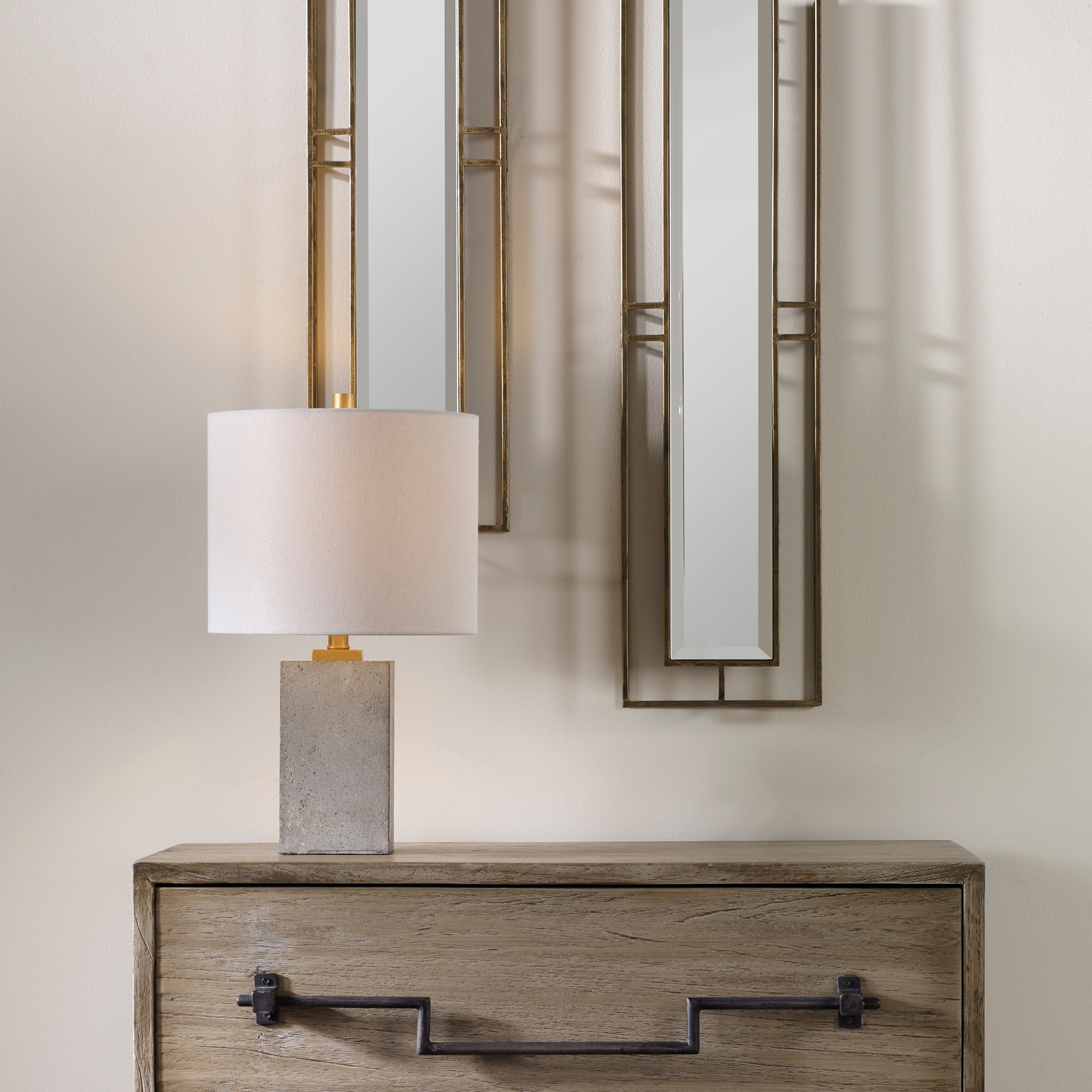 Drexel Concrete Block Lamp UT292371