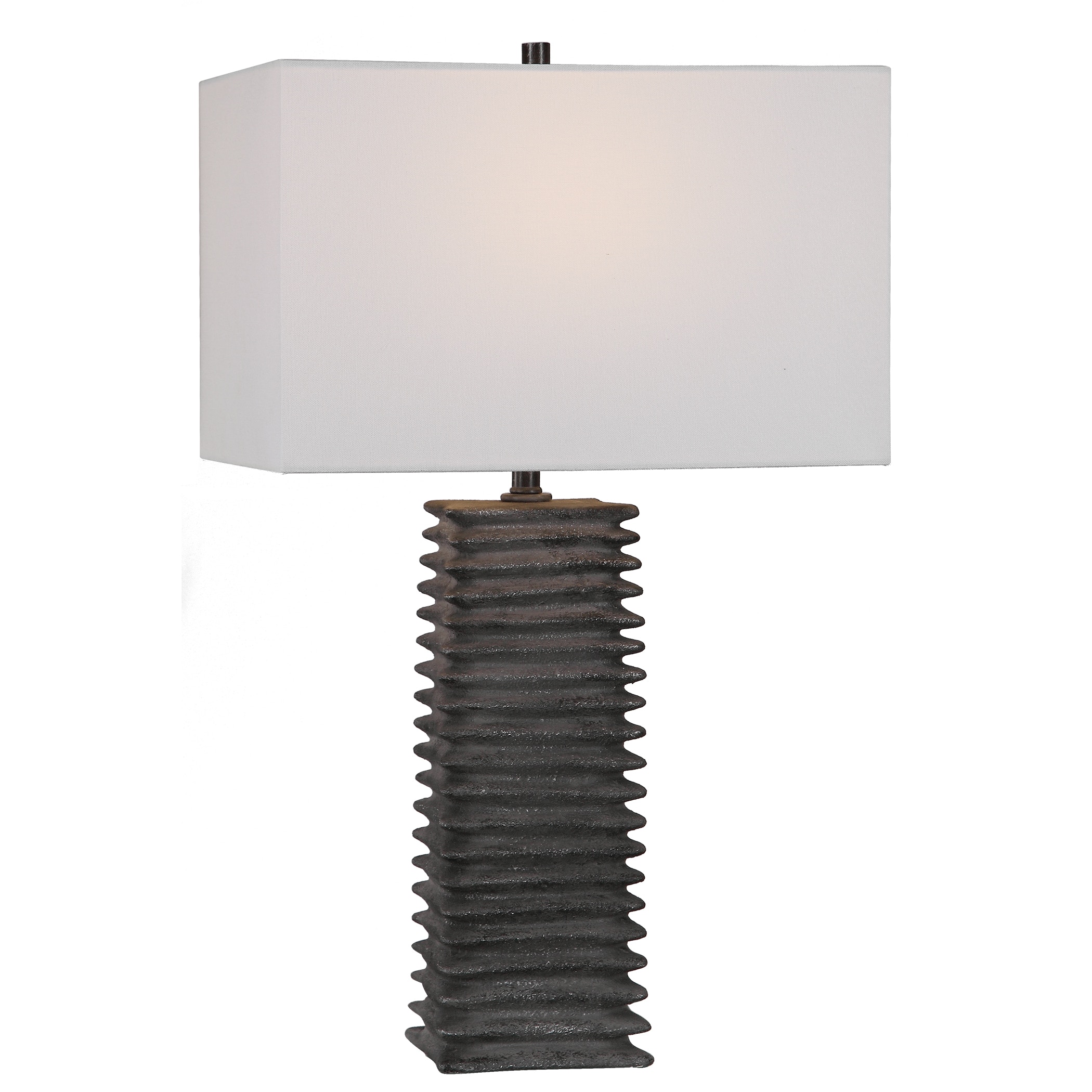 Charcoal bedside deals lamp