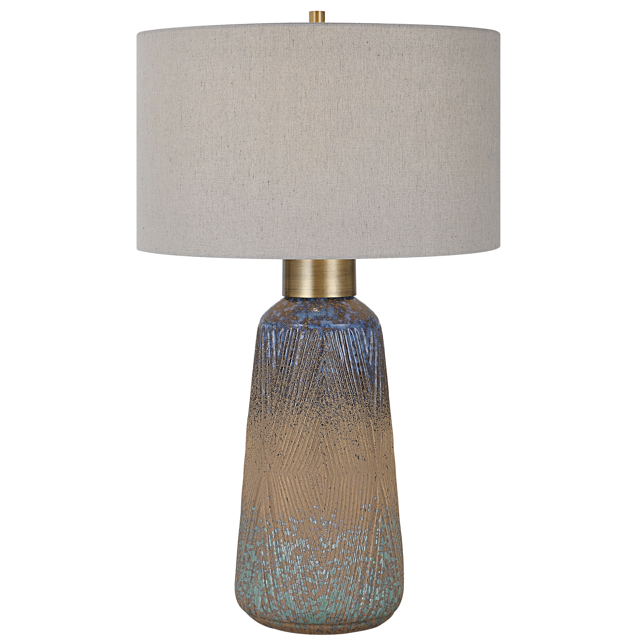 embossed ceramic table lamp