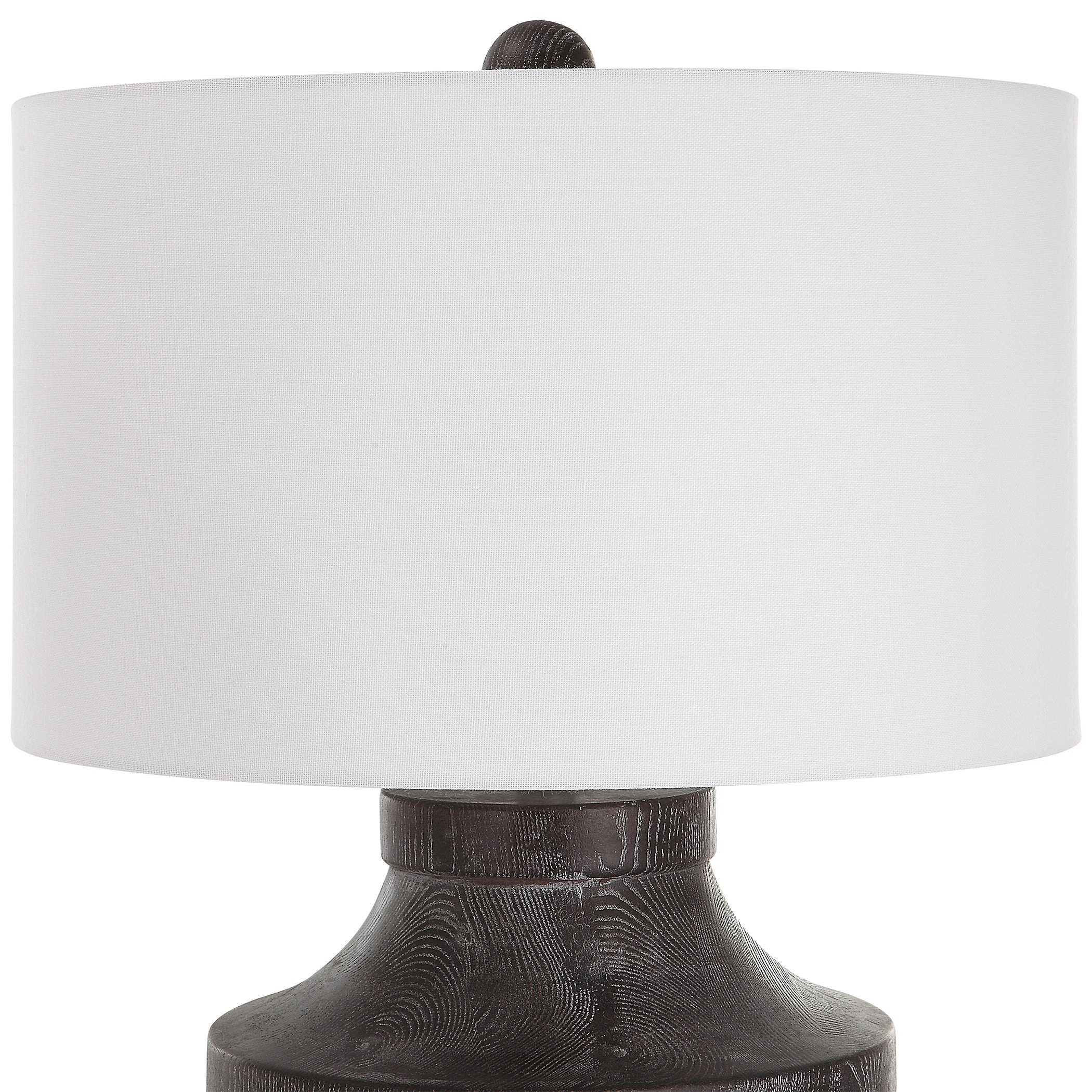 Timber Carved Wood Table Lamp UT301471