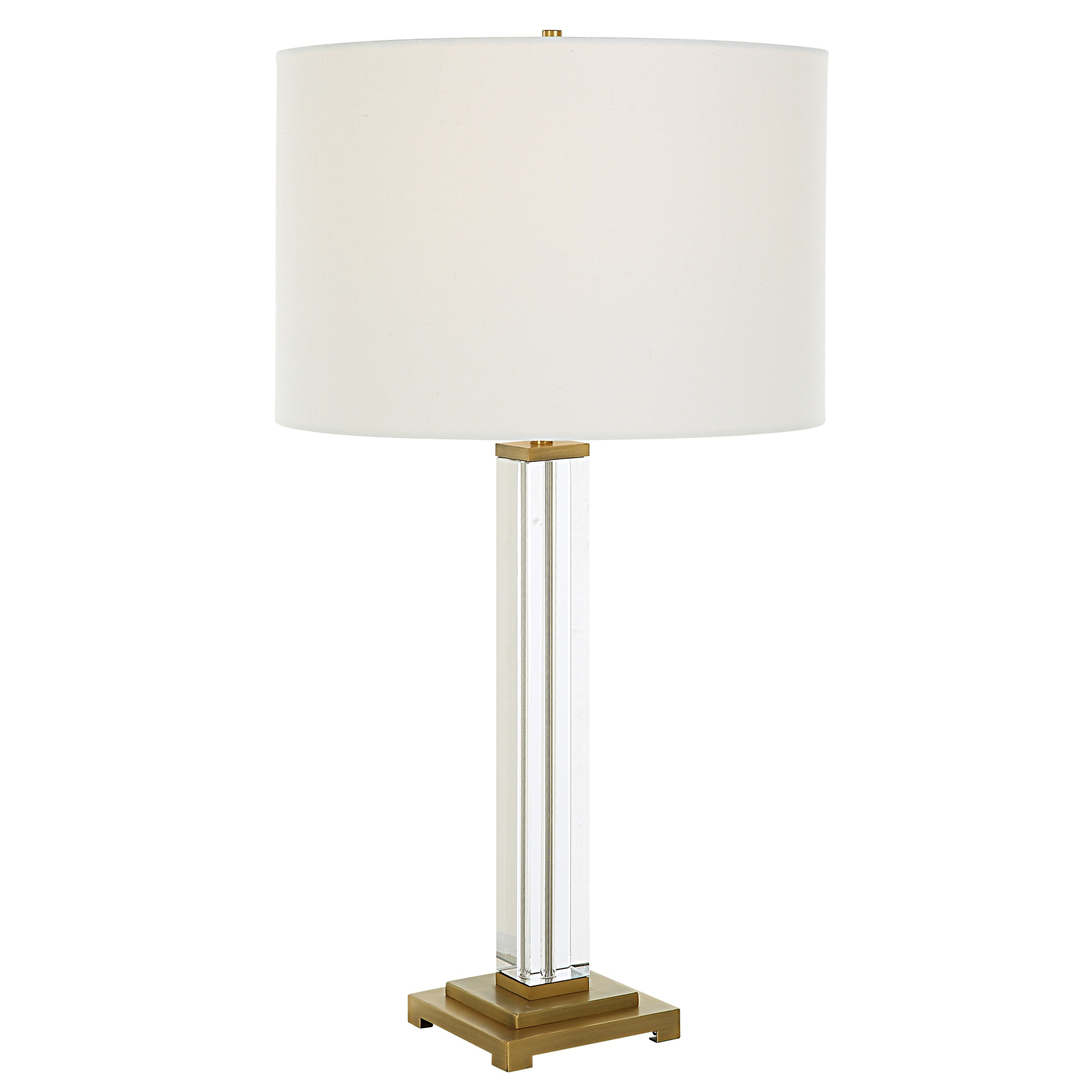 Crystal column deals floor lamp