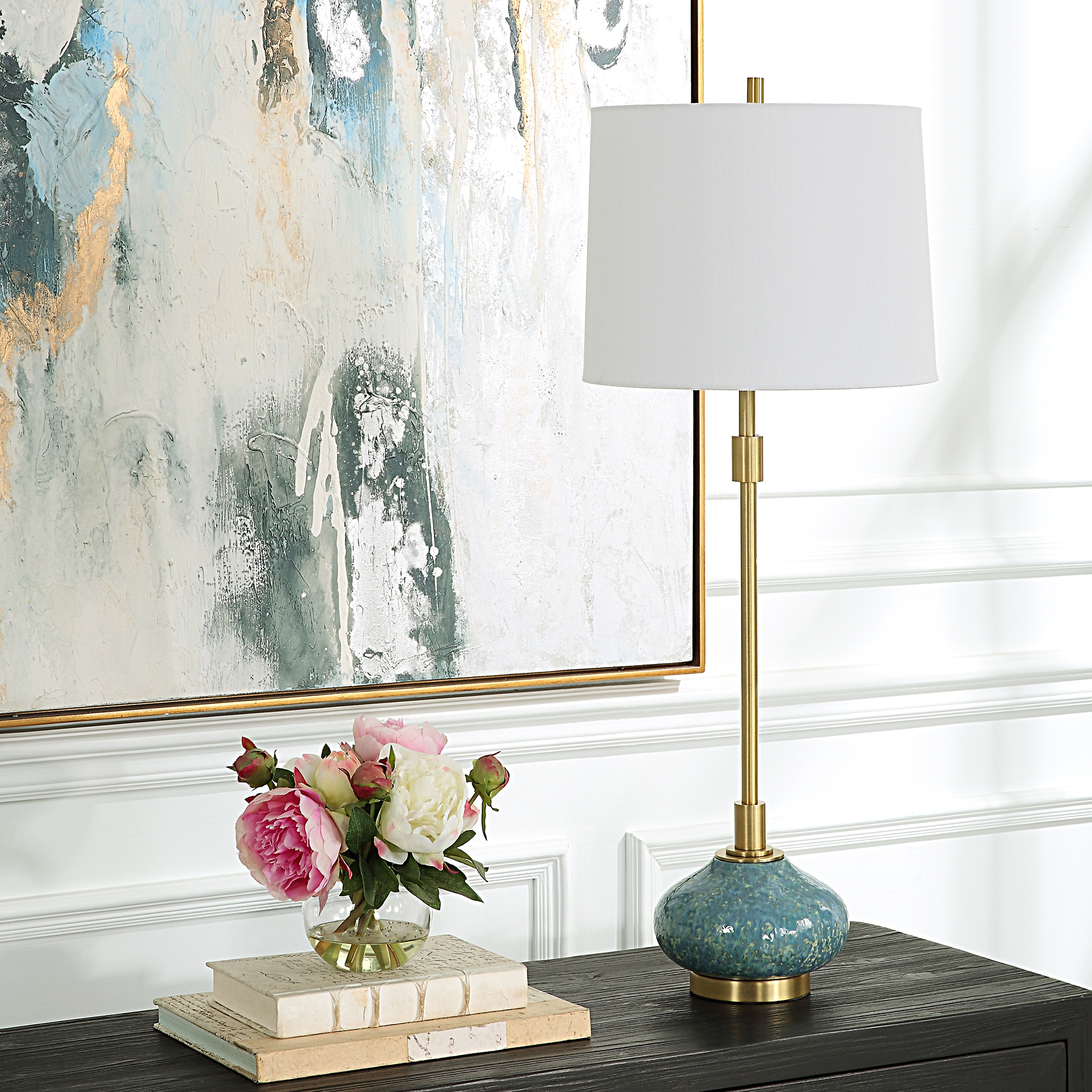 Blue buffet lamps new arrivals