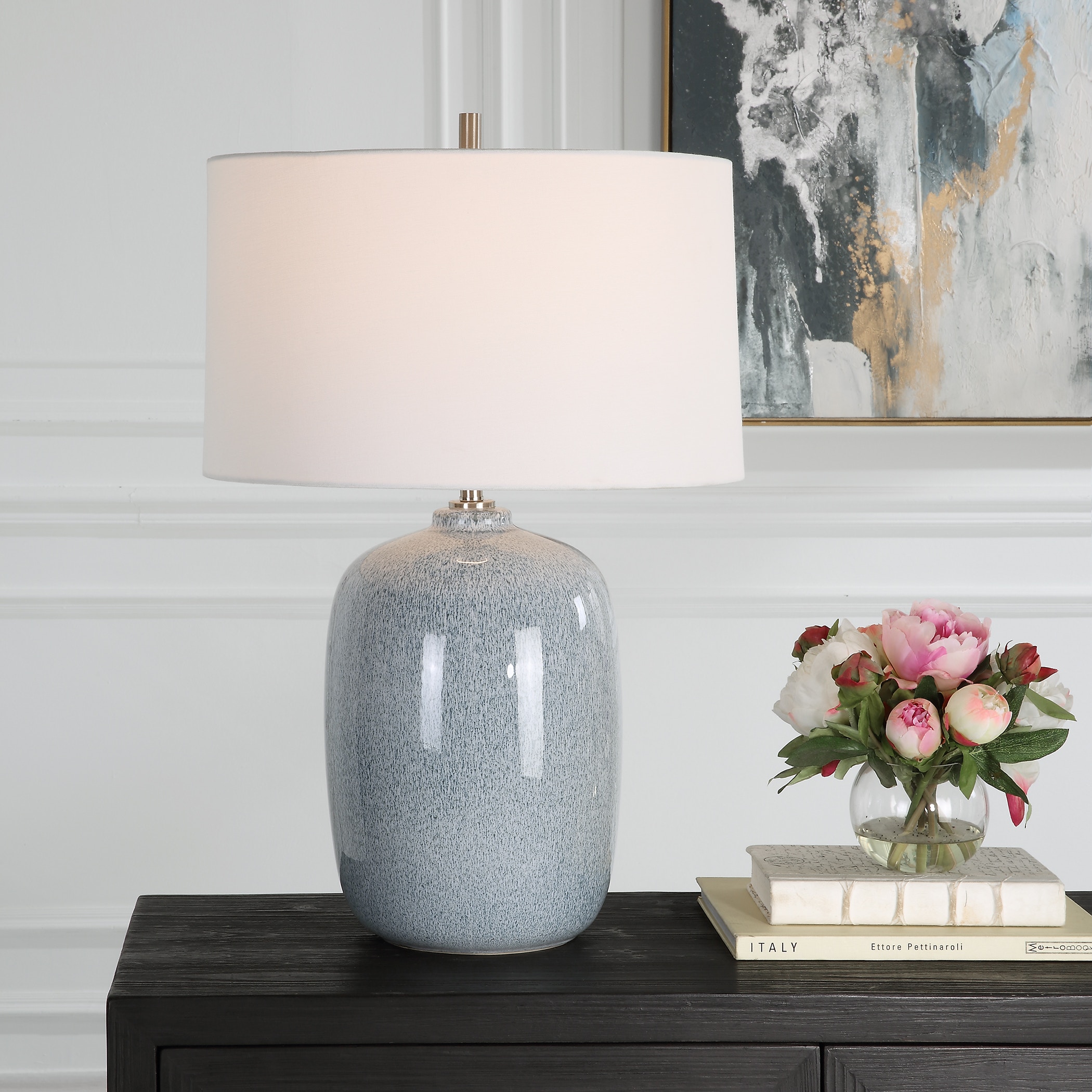 ルミナベッラ DEMAJO デマヨ BOA ペンダントライト ブルーグレー Jubilee Sky Blue Table Lamp UT30249
