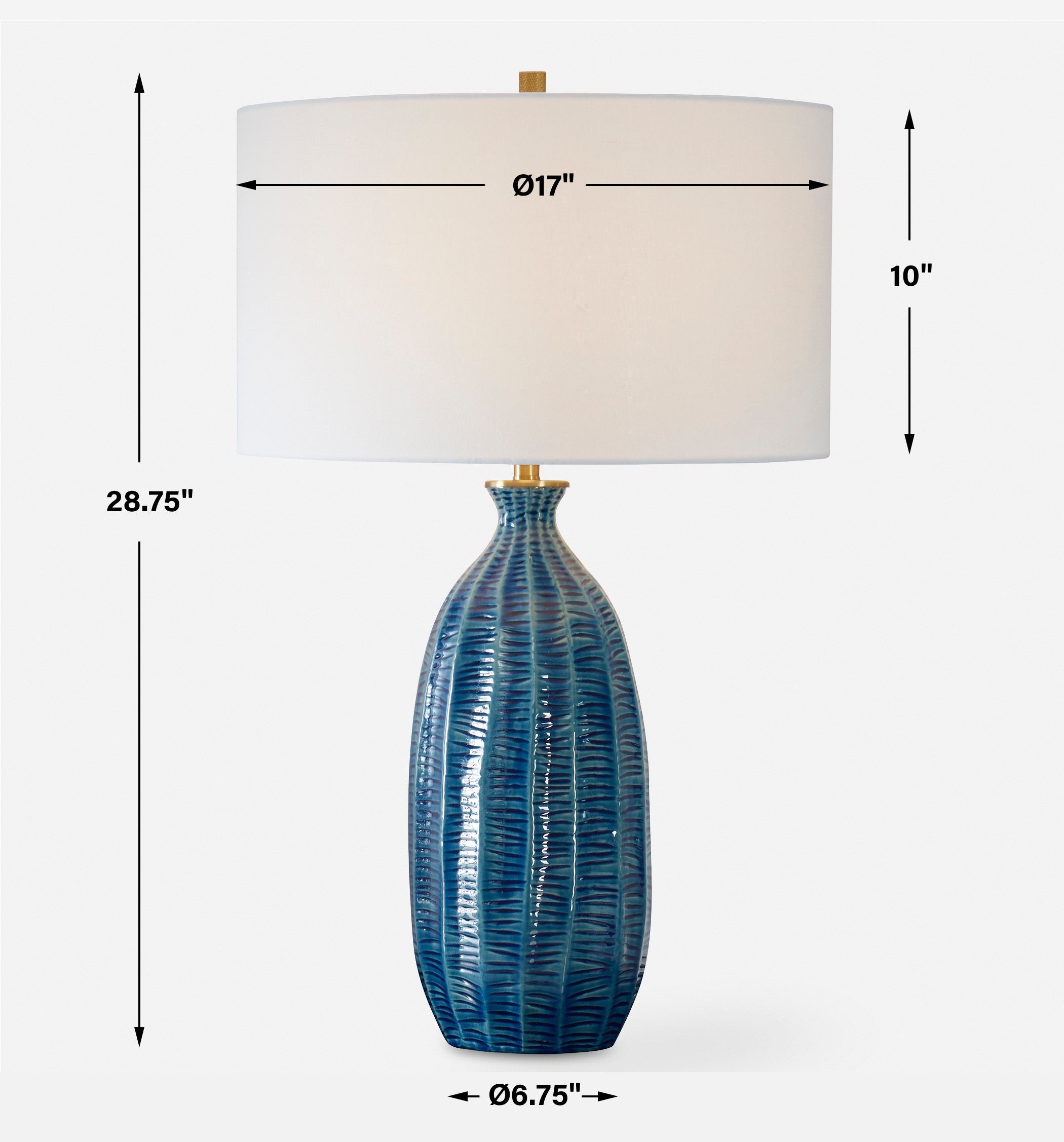 Bixby Blue Table Lamp UT303771