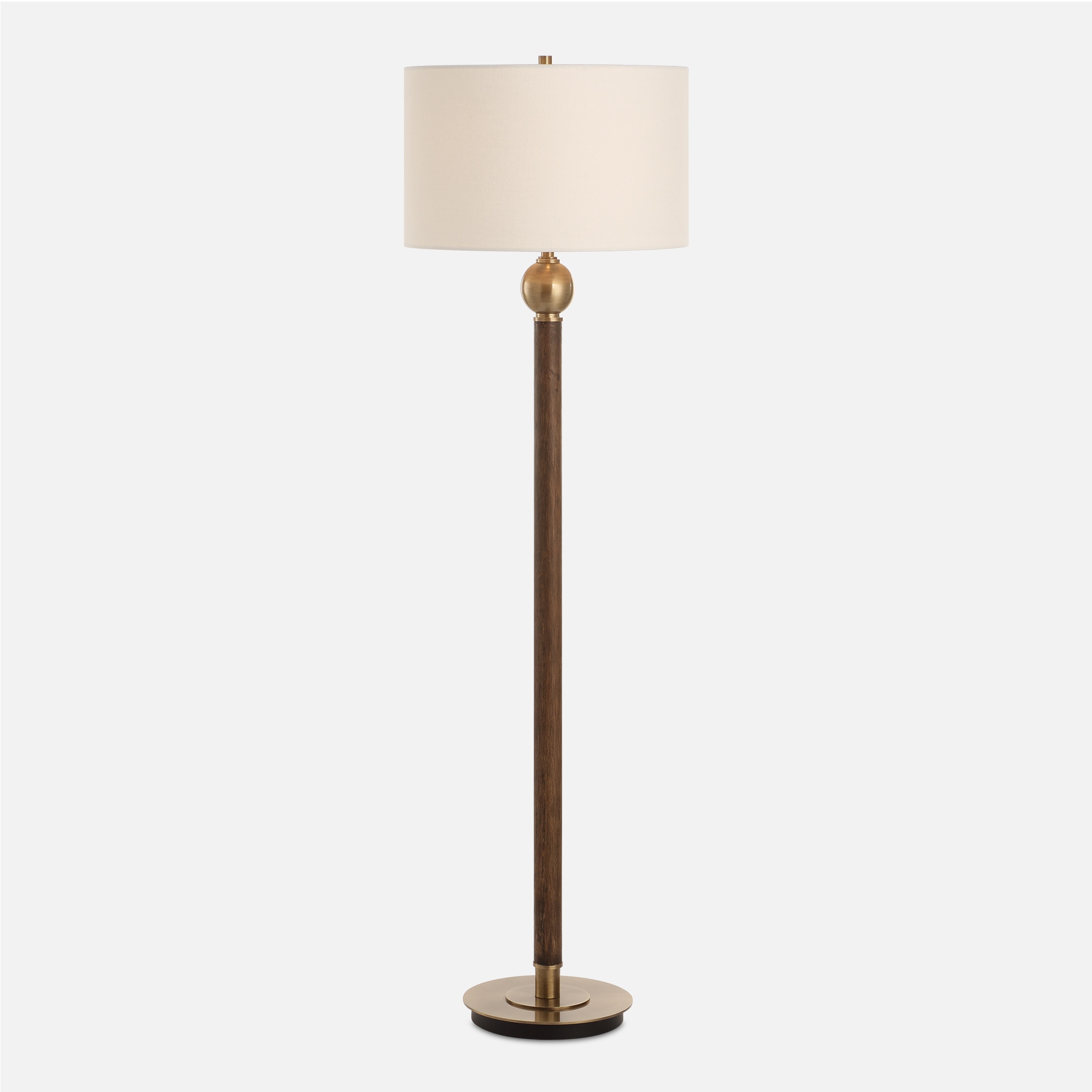 Dark oak floor lamp sales
