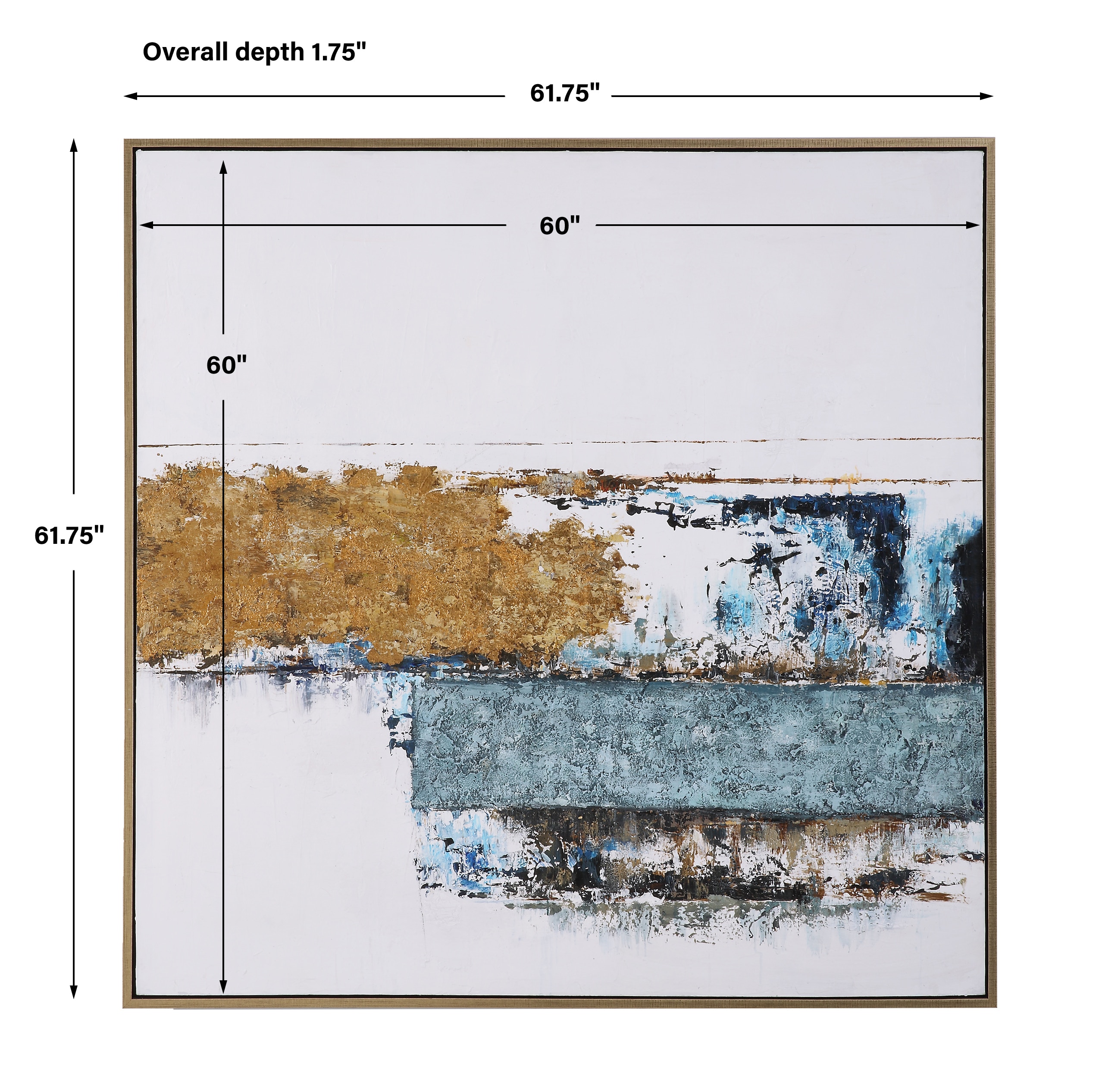 Uttermost Art Stacked Against Hand Painted Canvas 32280 - Metropolitan  Furniture - Allen Park, MI