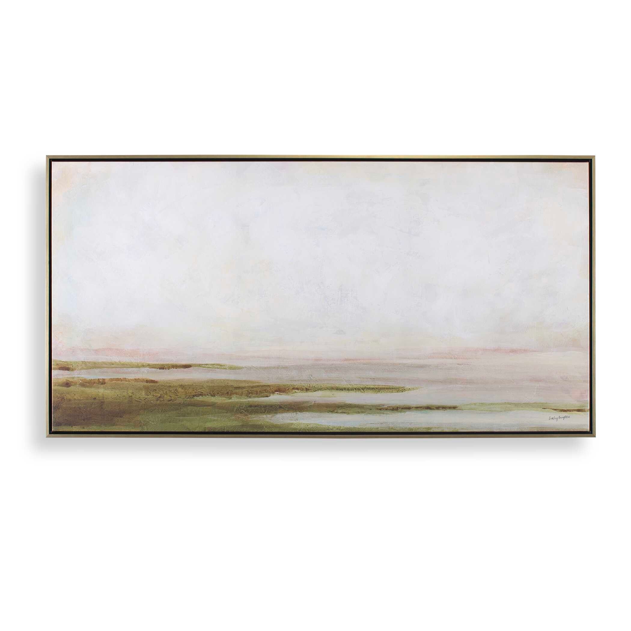 Artist selling paintings online from home studio - norrwood Uttermost Art Hazy Lake Framed Landscape Art 32485 at ...