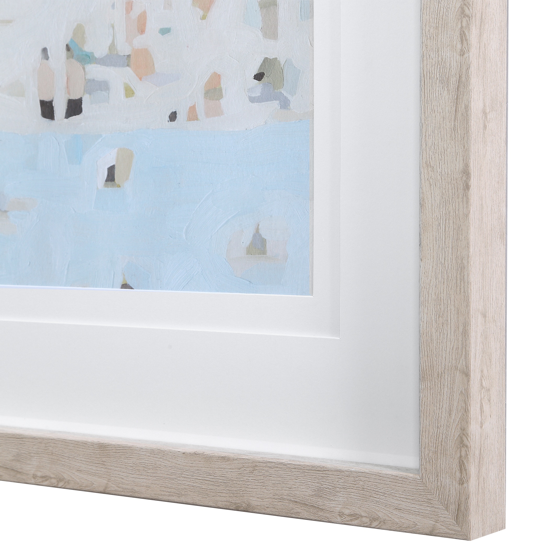 Uttermost Art Sea Glass Sandbar Framed Prints Set/2 33695