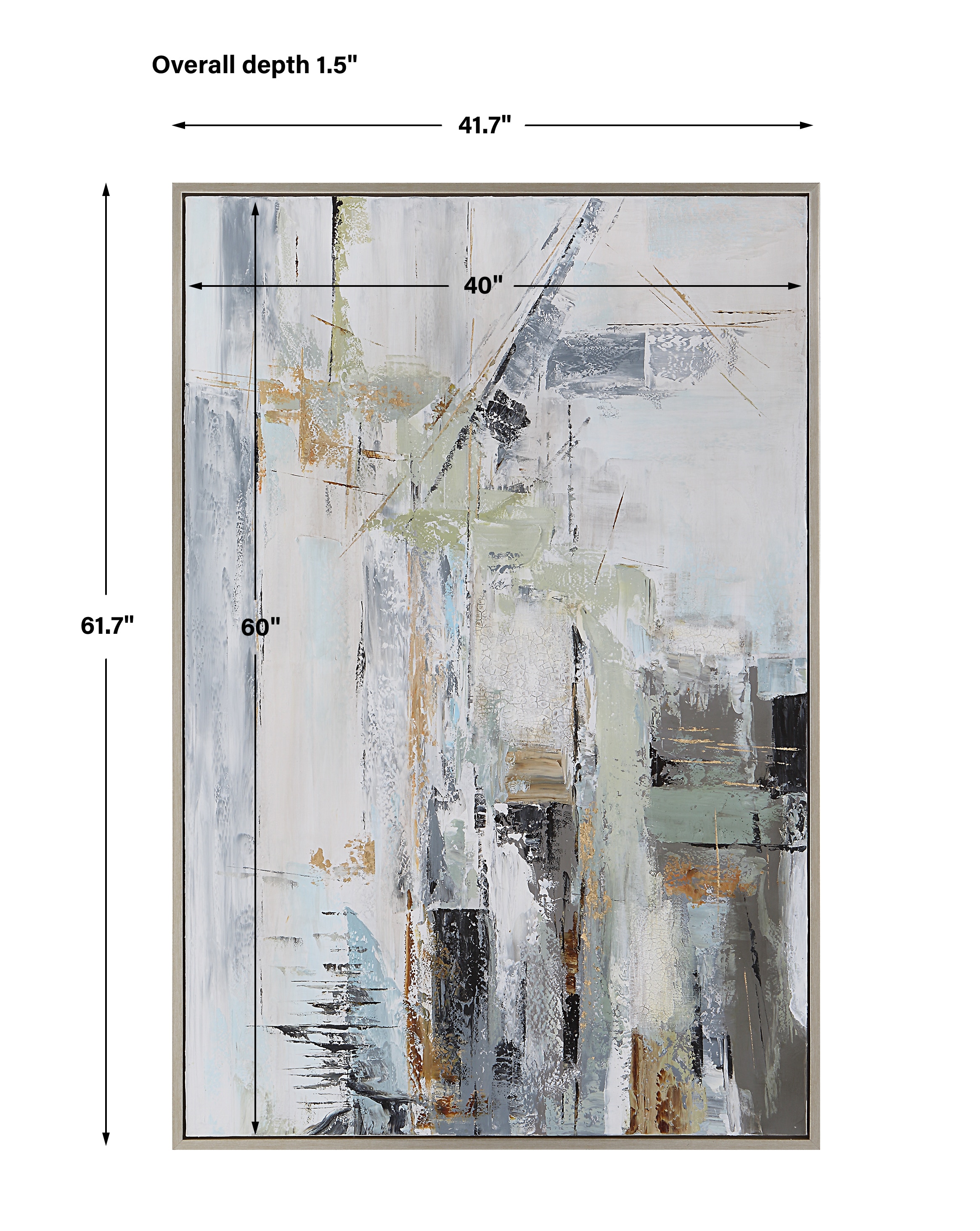 Uttermost Art Natural Springs Hand Painted Canvas Art 41442