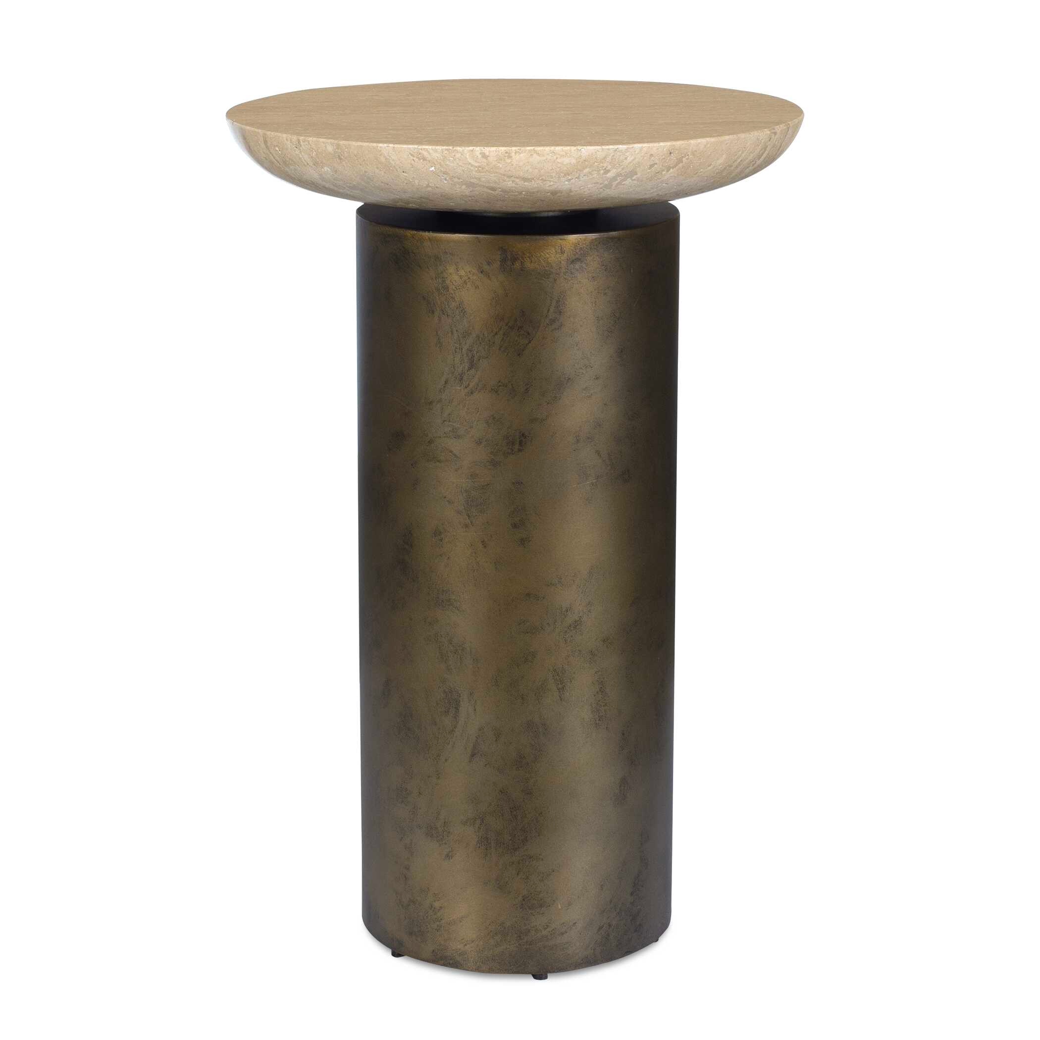 Uttermost Oslo Brass Outdoor Accent Table 50222