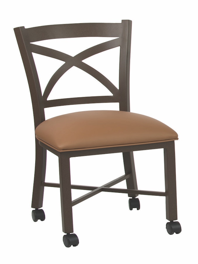 Wesley Allen Dining Room Edmonton Chair with Caster DC713H18WC Martin