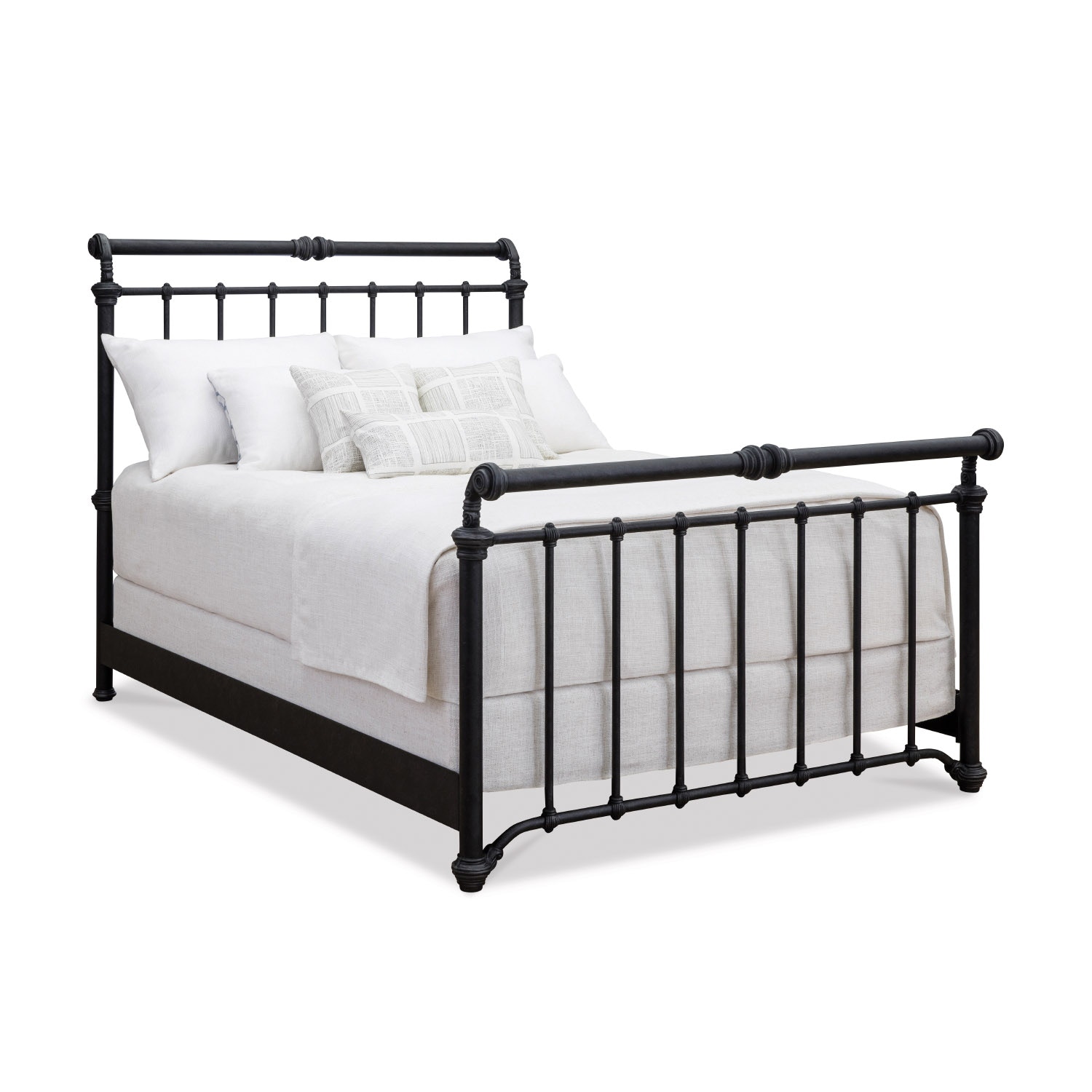 Wesley metal and wood deals platform bed frame