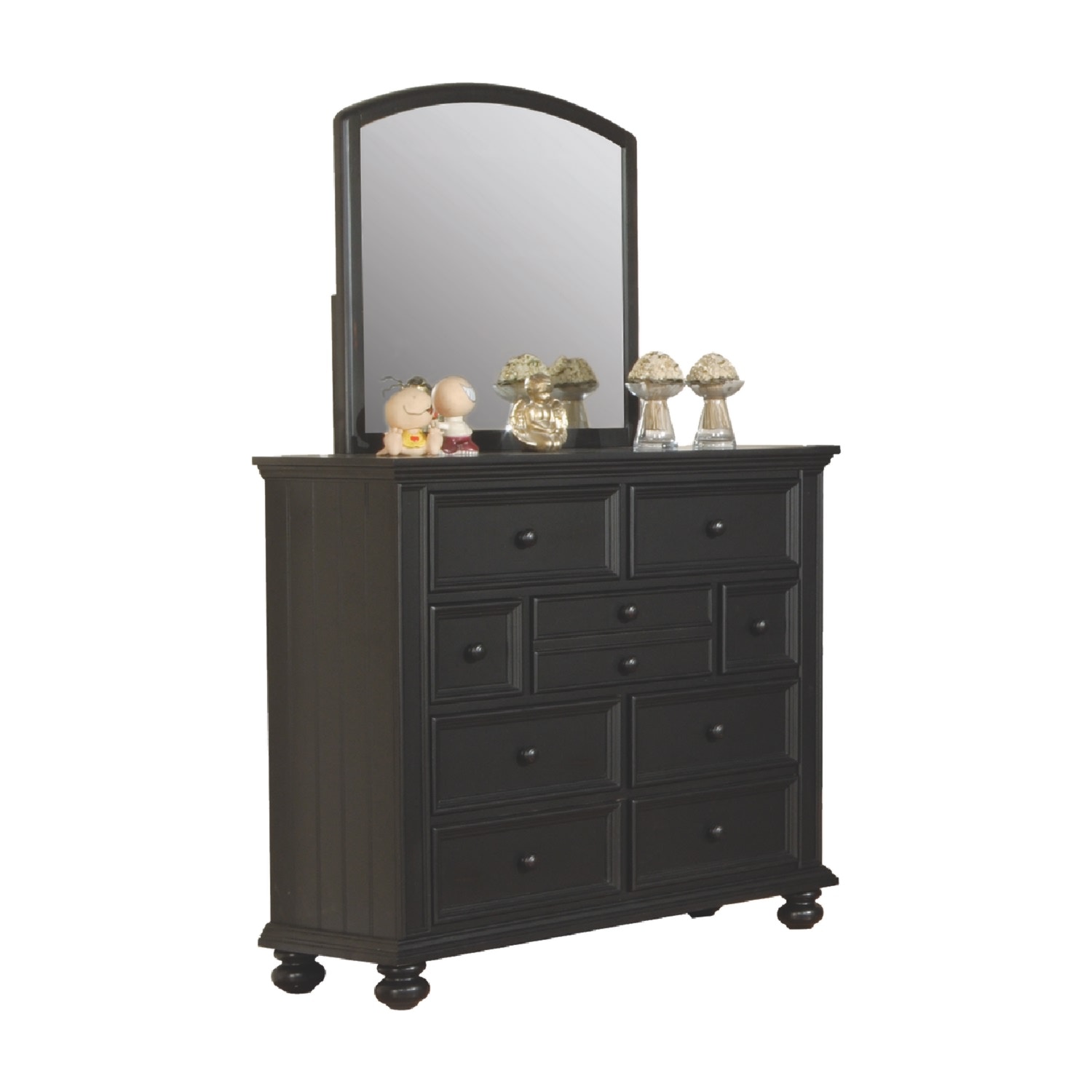 Winners Only Cape Cod - Ebony 50'' Tall 9 Drawer Dresser BE1006YN ...