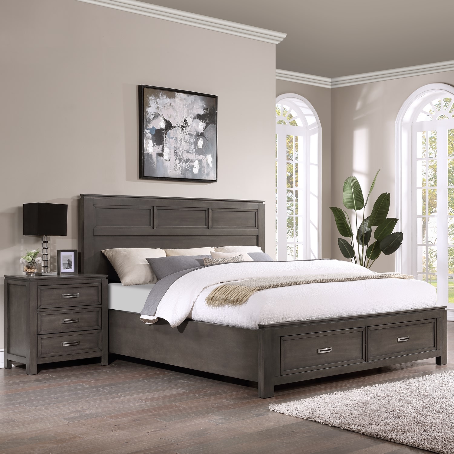 Winners Only Bedroom Storage Panel King Bed BH5001KS Carol House