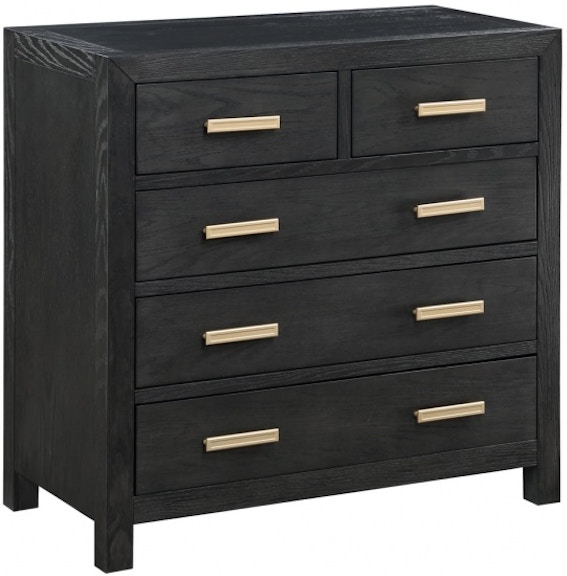 Winners Only Fresno - Charcoal 36" 5-Drawer Bachelor's Chest BFC2007BX
