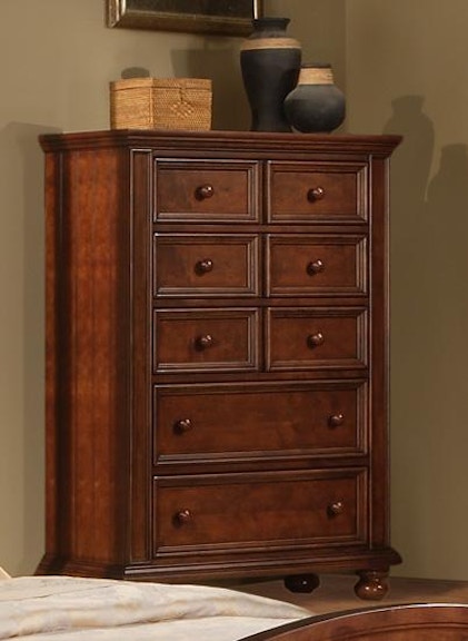 Winners Only Cape Cod - Chocolate 38" 5-Drawer Chest BG1007N