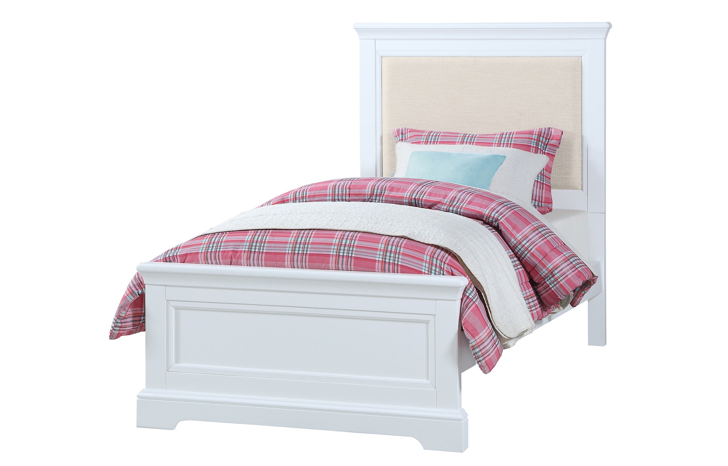 Winners Only Upholstered Panel Twin Bed BTP1002T