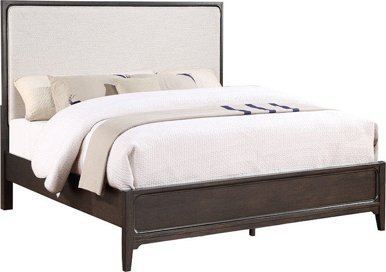 Winners Only Westfield - Expresso Upholstered Panel Queen Bed BWX3001Q