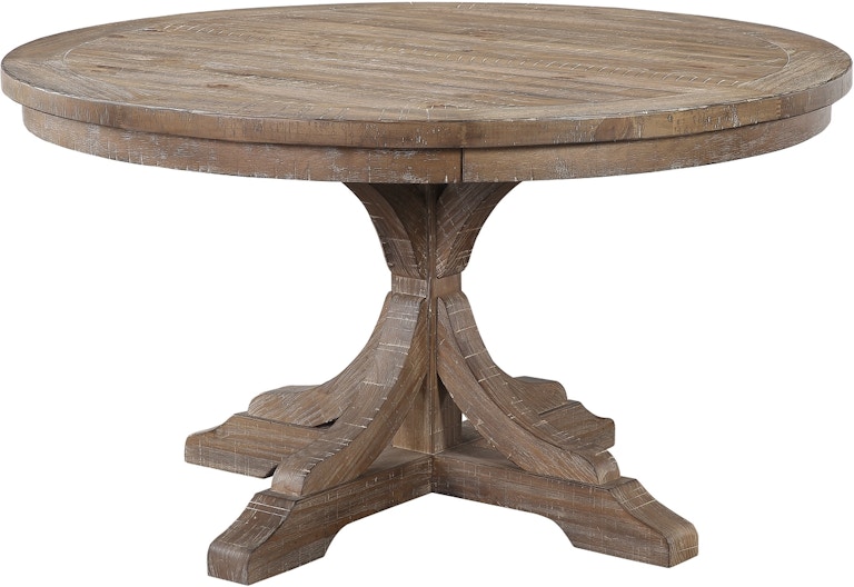 Winners Only Augusta - Rustic Brown 54" Round Table DA25454R
