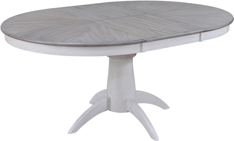 Winners Only Brantley 66" Pedestal Table with 18" Butterfly Leaf DB24866P