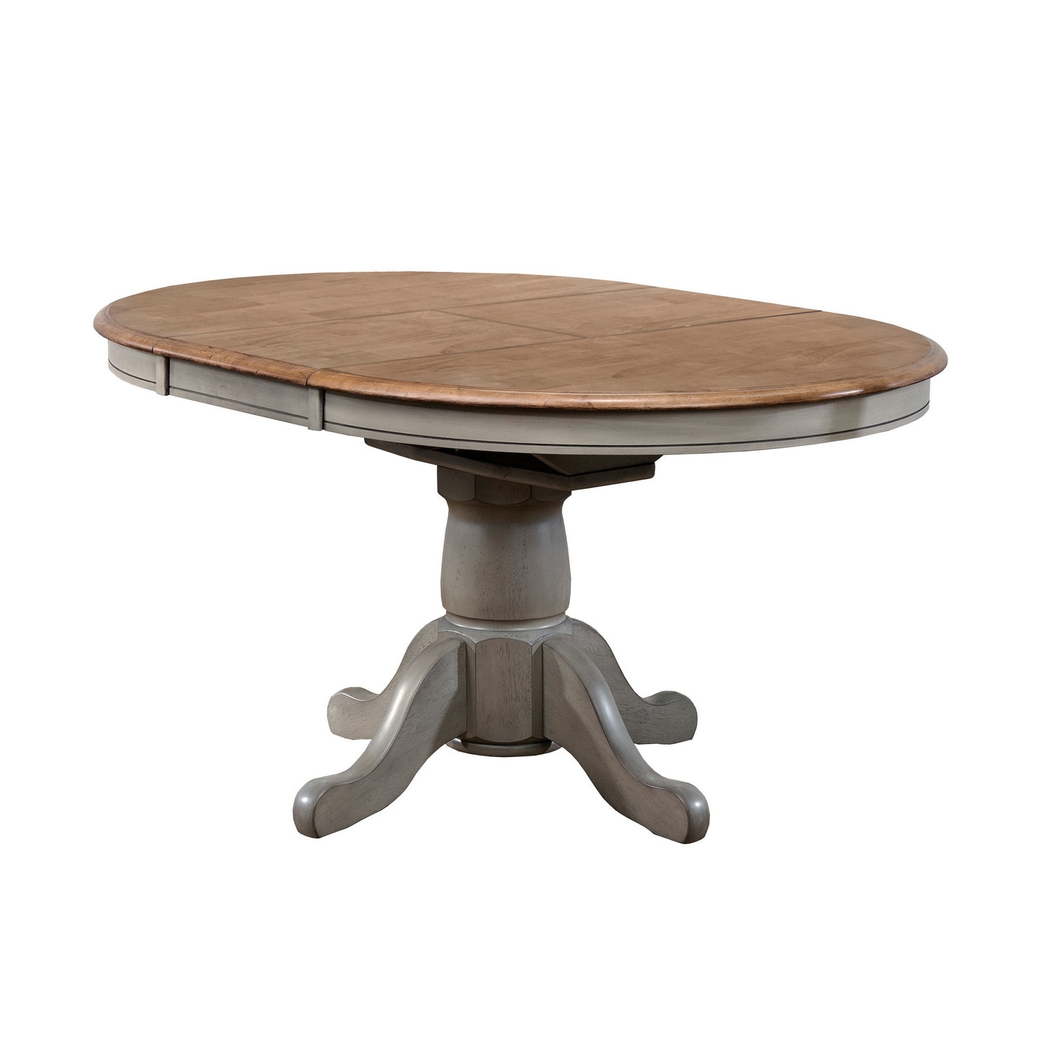 Winners Only Barnwell 57'' Pedestal Table With 15'' Butterfly Leaf