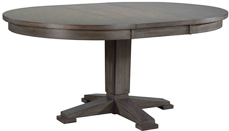Winners Only Hartford 66" Pedestal Table with 18" Leaf DH24866