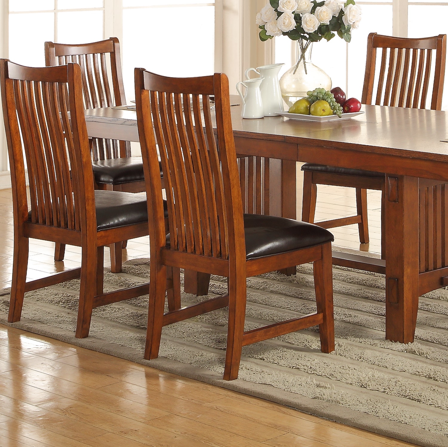 Winners Only Dining Room Raised Slat Back Side Chair DCQ1451S Carol