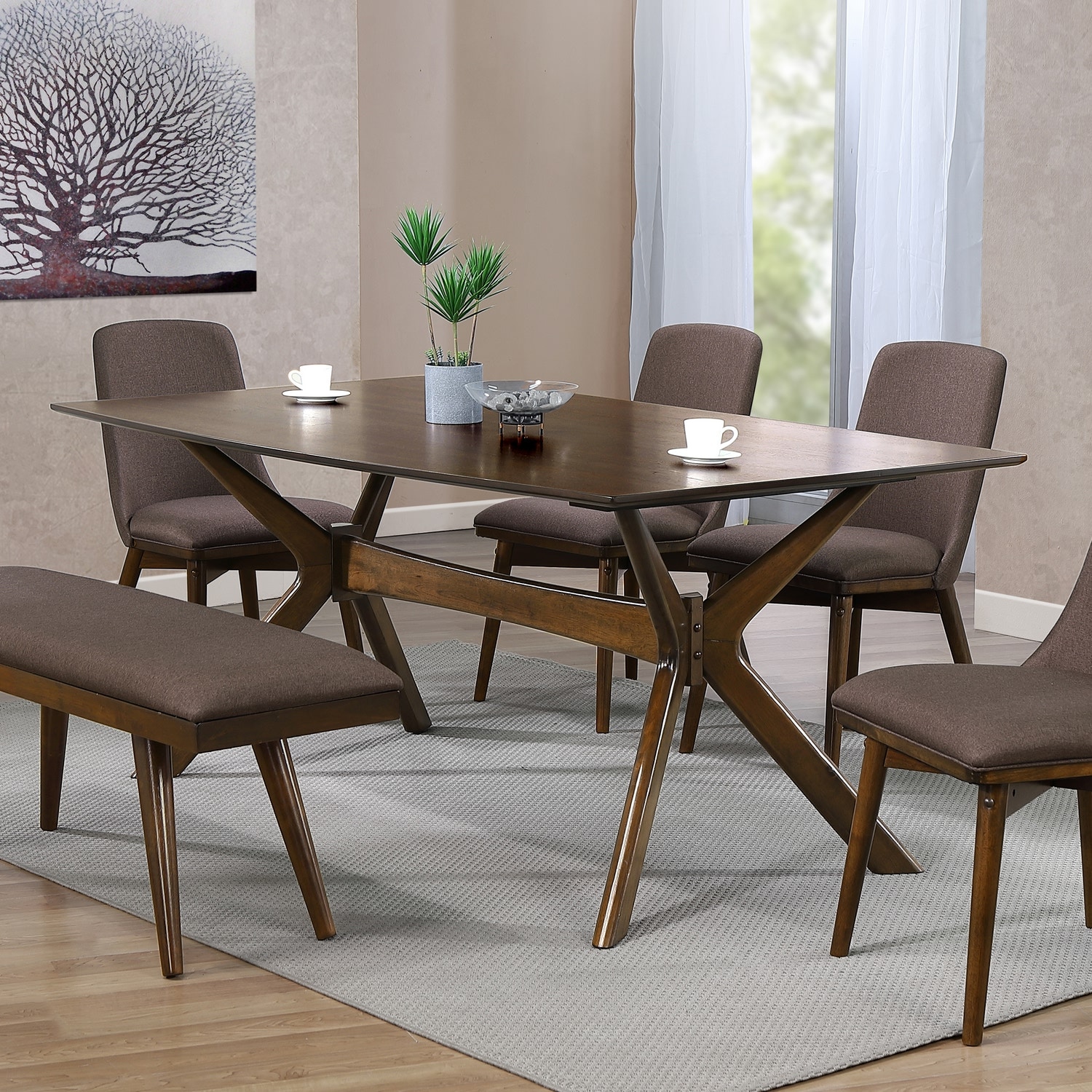 sleek dining room set