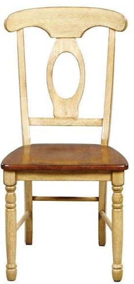 Winners Only Quails Run - Almond/Wheat Napoleon Side Chair DQ1451SW