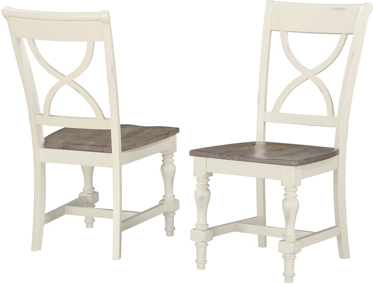 Winners Only Torrance - White X-Back Side Chair DT3450SGP