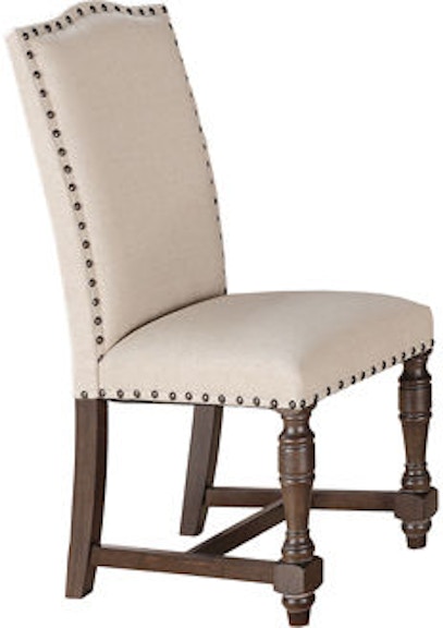 Winners Only Xcalibur - Espresso Upholstered Side Chair DX1454SX