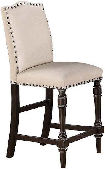 Winners Only Xcalibur - Espresso Upholstered Barstool DXT145424X