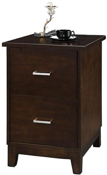 Winners Only Koncept - Chocolate 17" 2-Drawer File GKC118