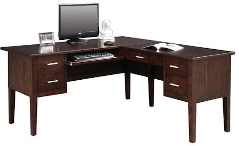Winners Only Koncept - Chocolate 62" Desk with 40" Return GKC162R