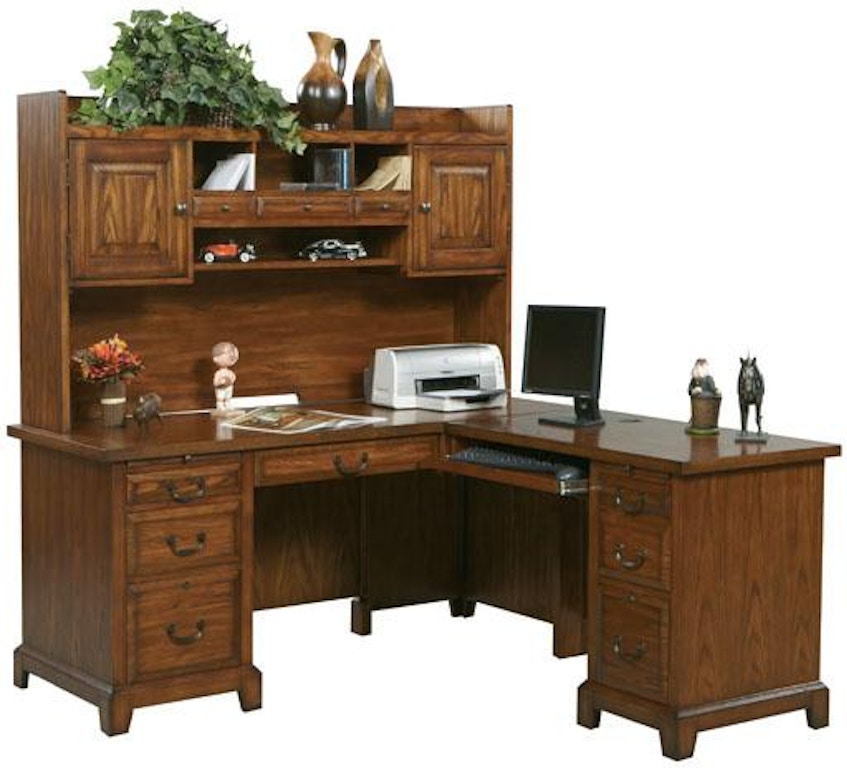 Winners Only Home Office Zahara Desk And Return Gz266r Rosso S