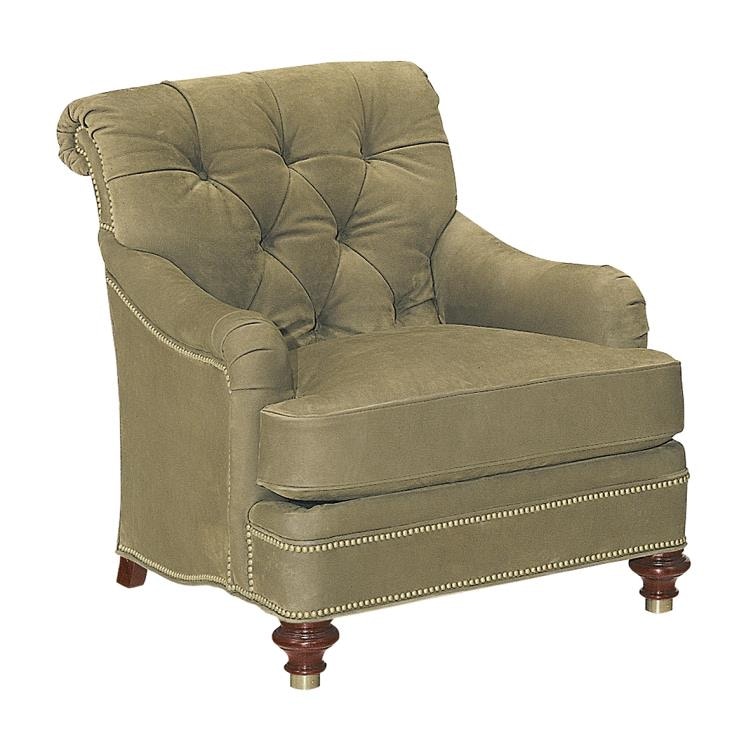 Hickory Chair Living Room St James Tufted Lounge Chair HC1775 54