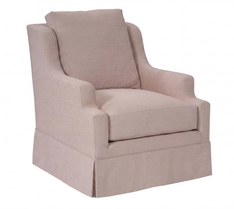  Harrison Lounge Chair - Kickpleat Skirt PE6718-00