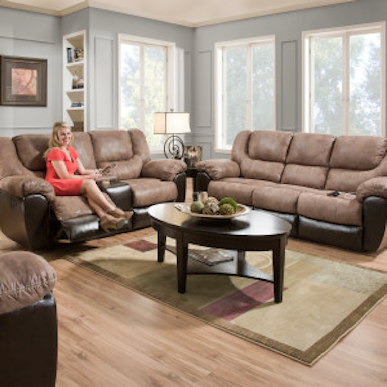 Simmons Upholstery Casegoods Living Room 50431 Br Double