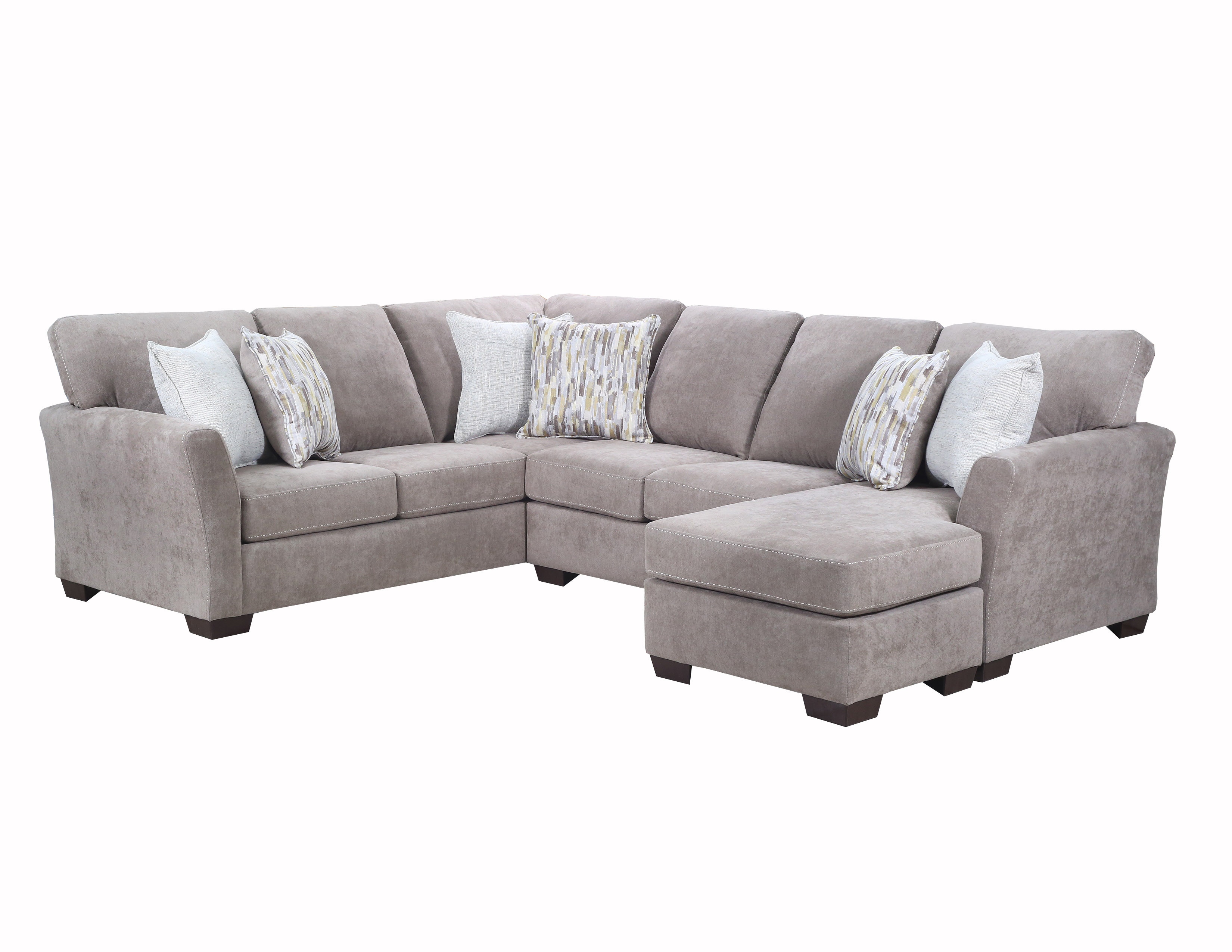 Simmons Upholstery Casegoods Living Room Pacific Mocha Raf Sofa