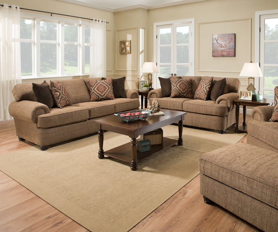Simmons Upholstery Casegoods Living Room 7533br Sofa