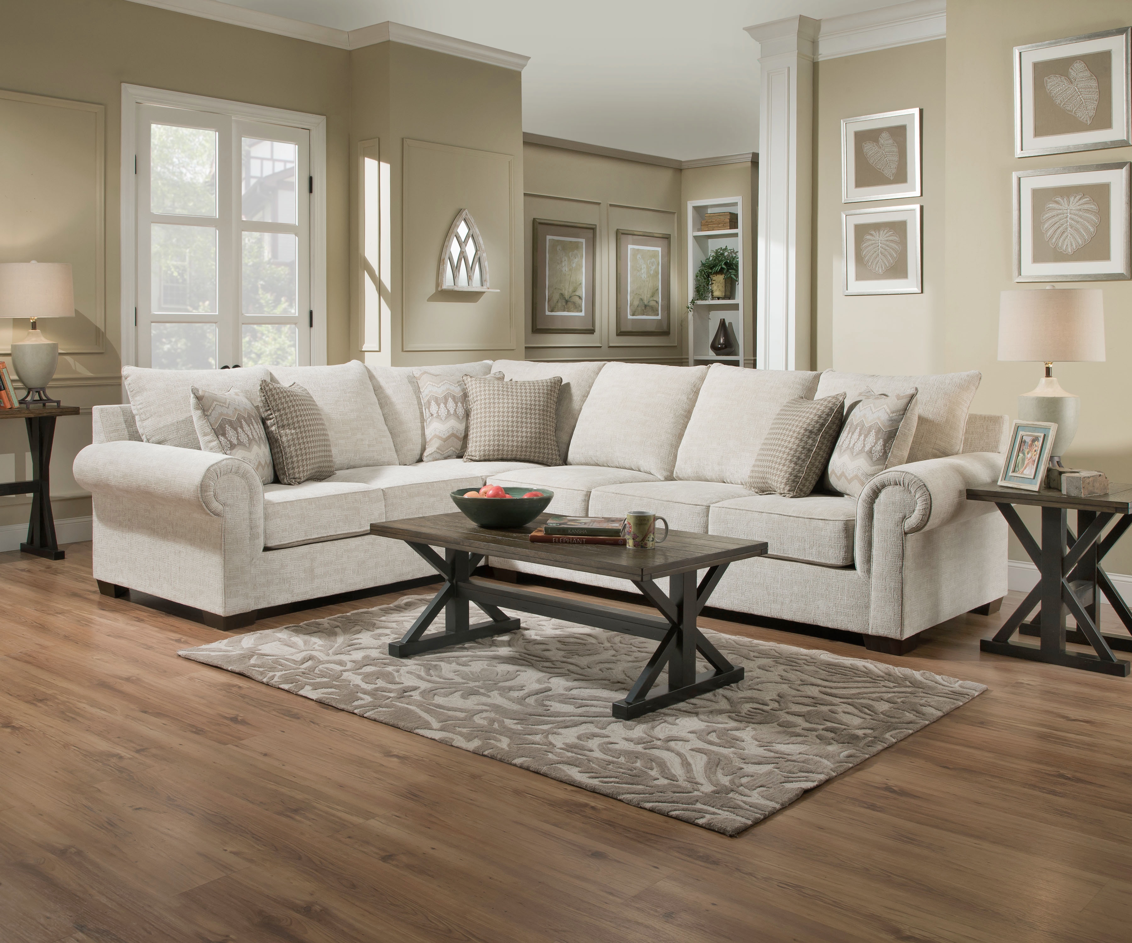 Simmons Upholstery Casegoods Living Room 7592br Sofa China