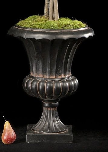 Tree Masters 89rl Accessories Large Indoor Outdoor Fluted Rust Urn