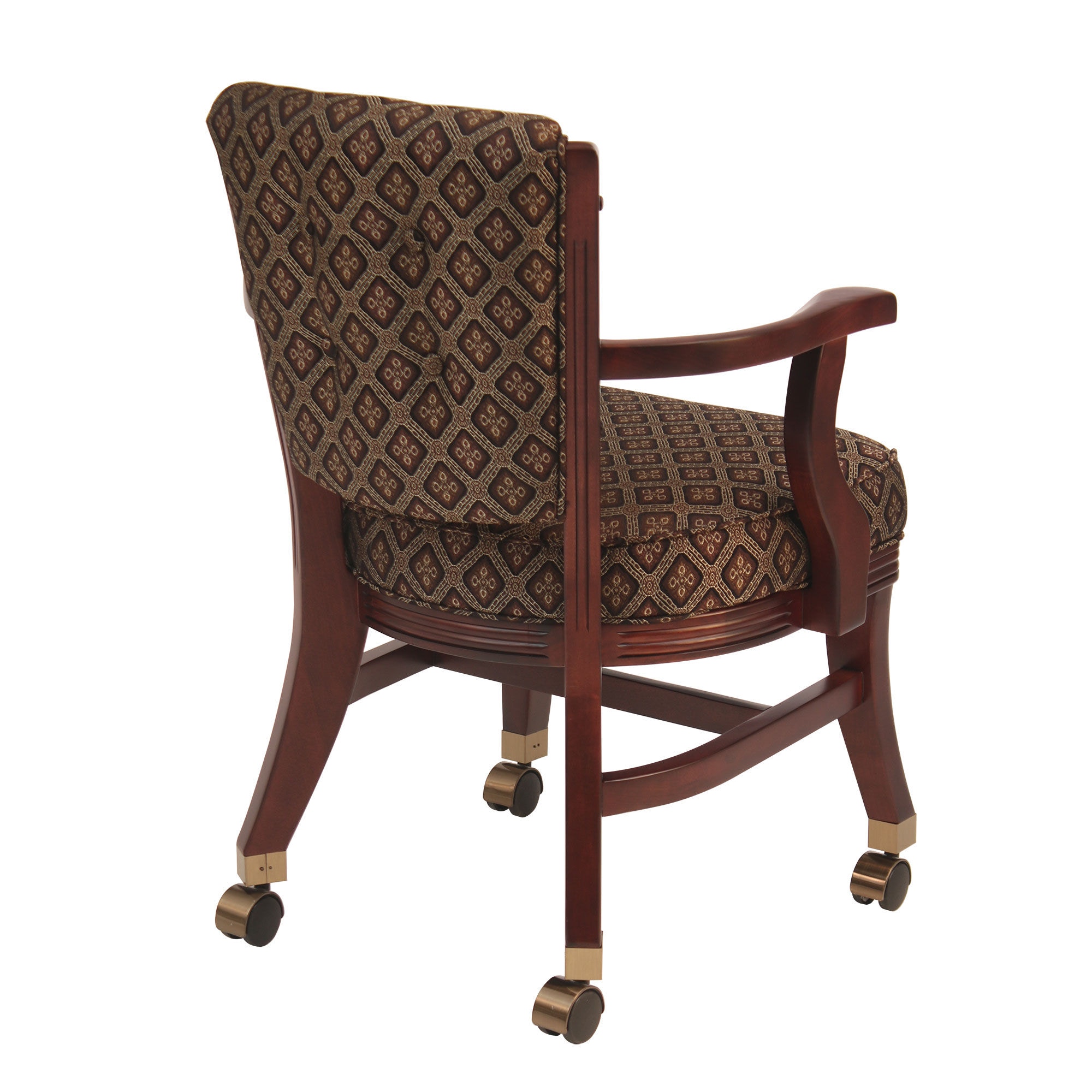 Darafeev Bar and Game Room Club Chair With Casters 9604LC Hickory