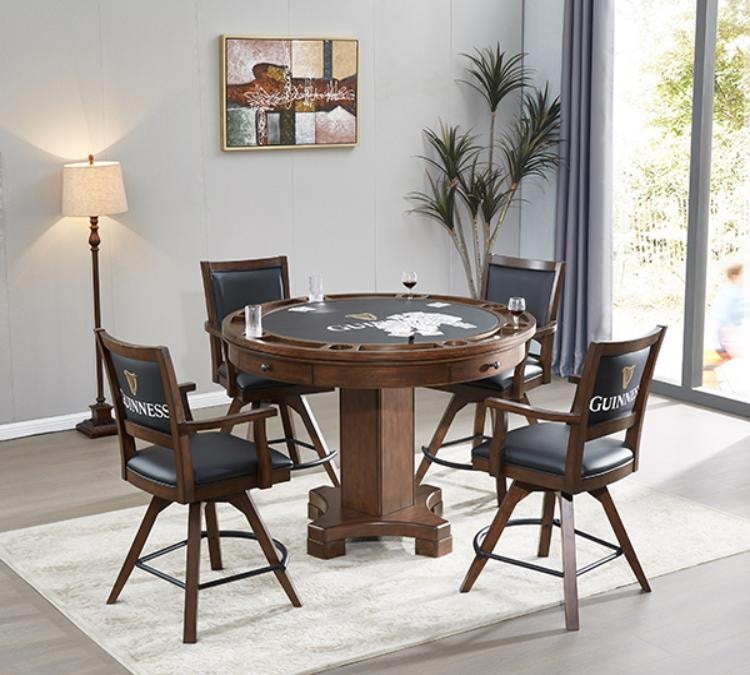 game room bar table and chairs