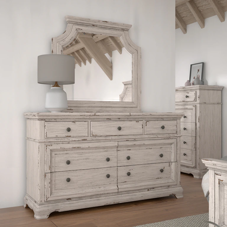 American Woodcrafters Bedroom Providence 7 Drawer Dresser 1910-270 - Claussens Furniture - Lakeland American Woodcrafters Bedroom Providence 7 Drawer Dresser 1910-270 - Claussens Furniture - Lakeland